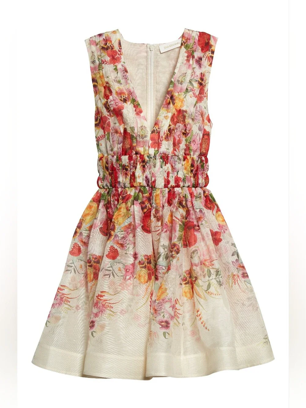 Home Wonderland Floral Print Organza Dress Zimmermann.